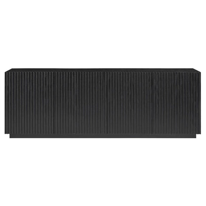 Hudson & Canal - Tyler Rectangular TV Stand for TV's up to 78" in Black Grain - TV2385 view 2