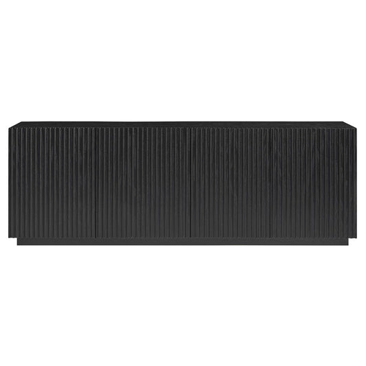 Hudson & Canal - Tyler Rectangular TV Stand for TV's up to 78" in Black Grain - TV2385 view 2