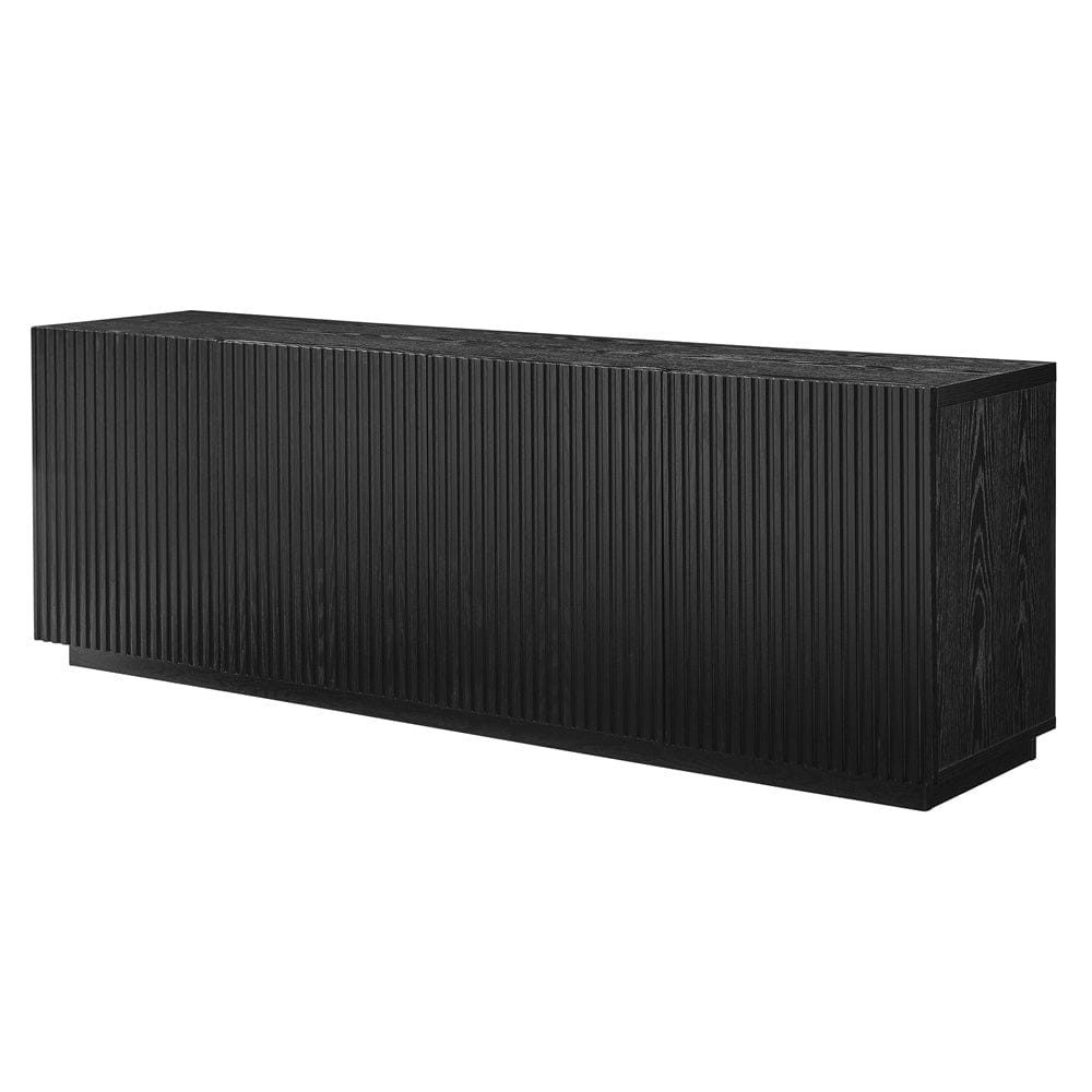 Hudson & Canal - Tyler Rectangular TV Stand for TV's up to 78" in Black Grain - TV2385 view 3