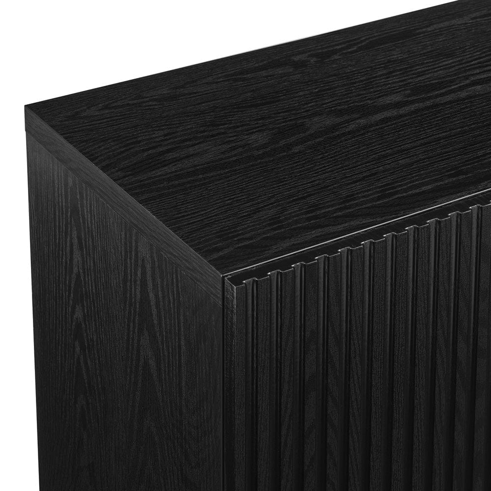 Hudson & Canal - Tyler Rectangular TV Stand for TV's up to 78" in Black Grain - TV2385 view 6