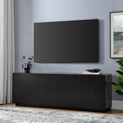 Hudson & Canal - Tyler Rectangular TV Stand for TV's up to 78" in Black Grain - TV2385 view 10
