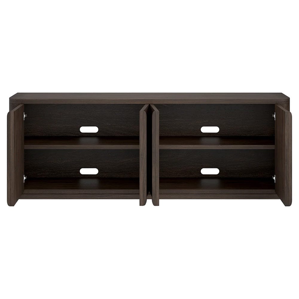 Hudson & Canal - Vance Rectangular TV Stand for TV's up to 78" in Alder Brown - TV2402 view 4