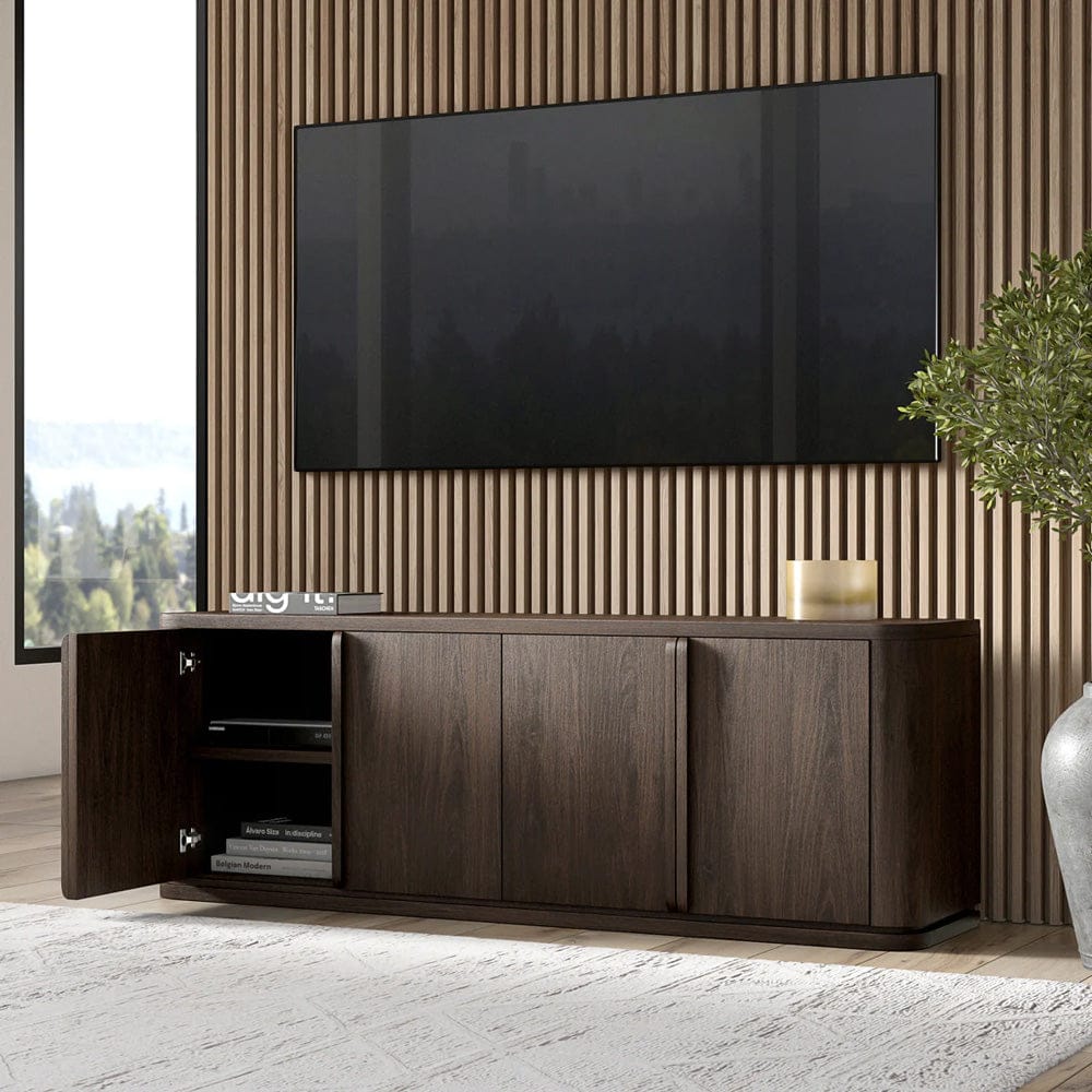 Hudson & Canal - Vance Rectangular TV Stand for TV's up to 78" in Alder Brown - TV2402 view 8