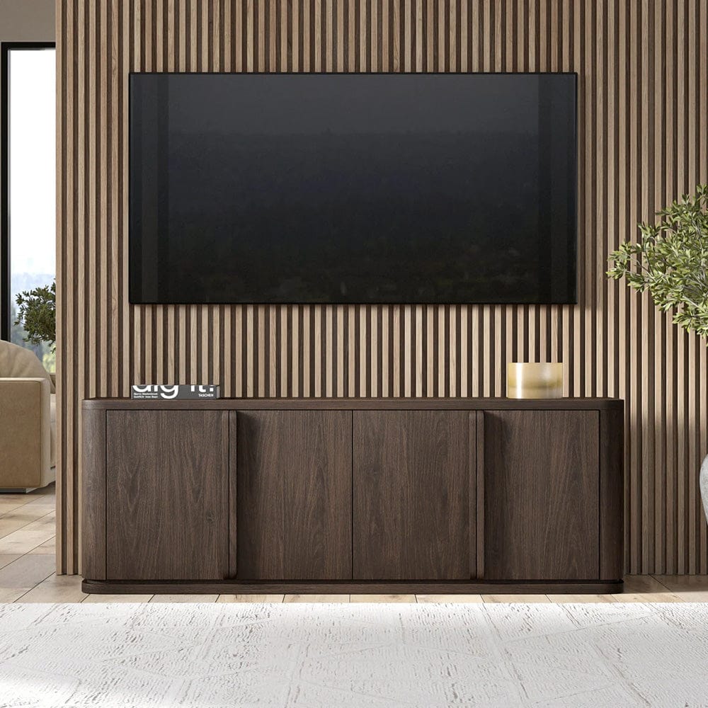 Hudson & Canal - Vance Rectangular TV Stand for TV's up to 78" in Alder Brown - TV2402 view 9