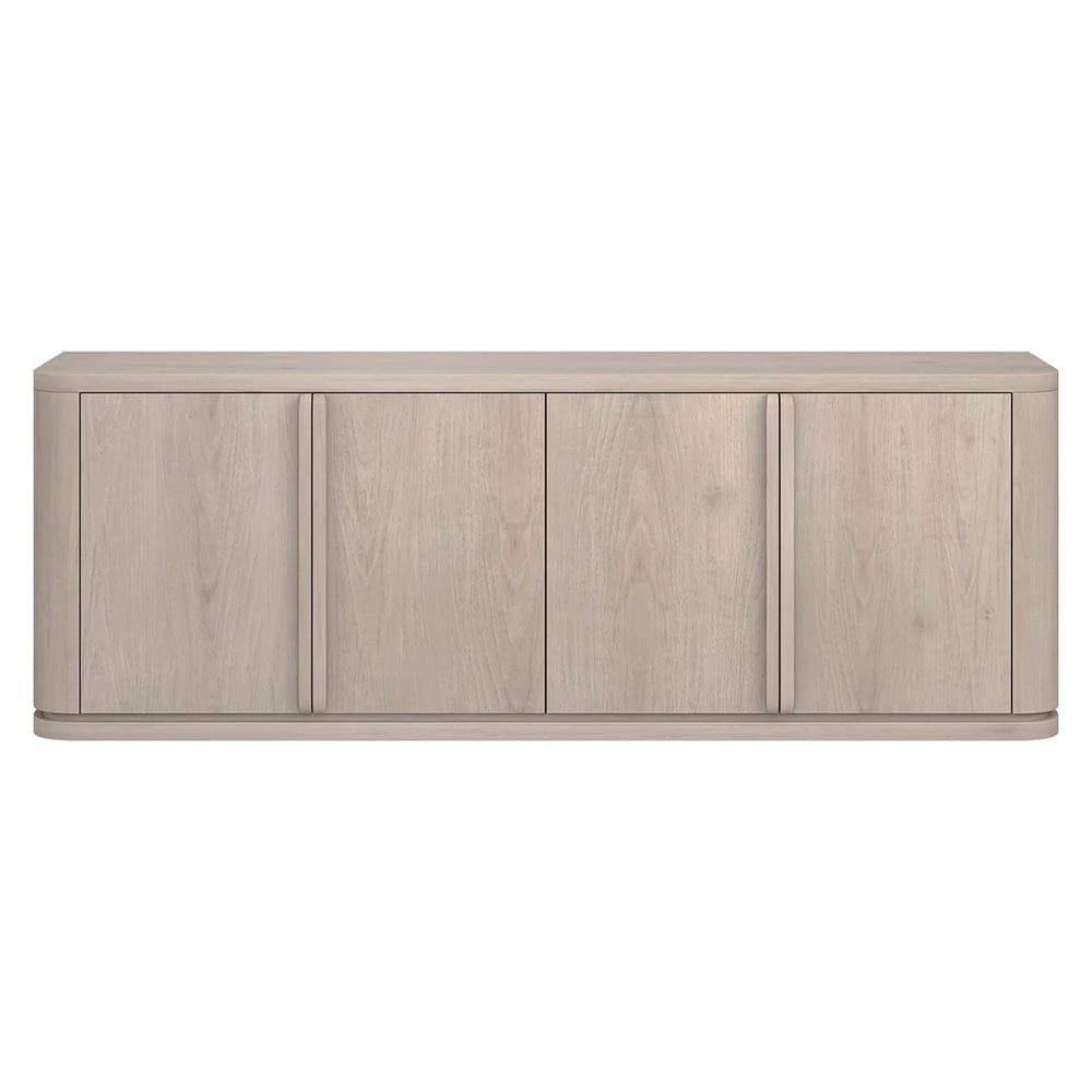 Hudson & Canal - Vance Rectangular TV Stand for TV's up to 78" in Alder White - TV2401 view 2