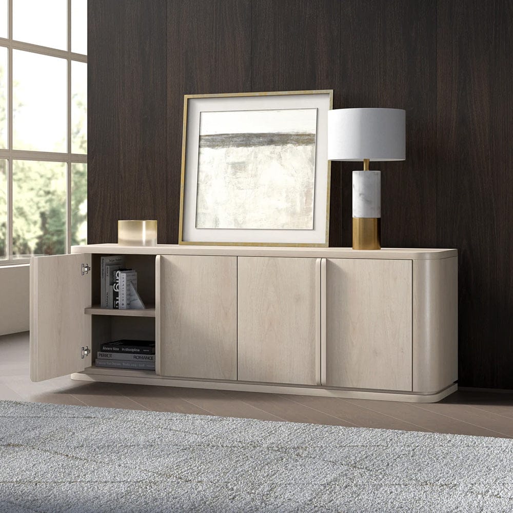 Hudson & Canal - Vance Rectangular TV Stand for TV's up to 78" in Alder White - TV2401 view 8