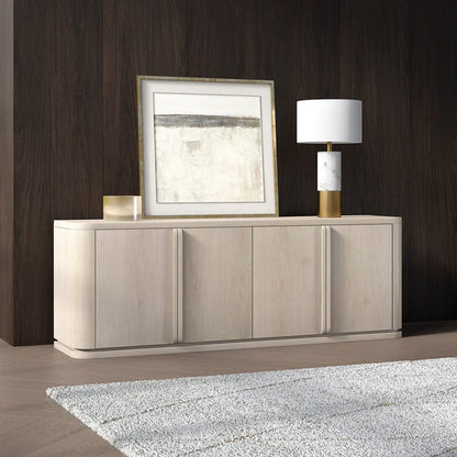 Hudson & Canal - Vance Rectangular TV Stand for TV's up to 78" in Alder White - TV2401 view 10