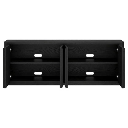 Hudson & Canal - Vance Rectangular TV Stand for TV's up to 78" in Black Grain - TV2400 view 4