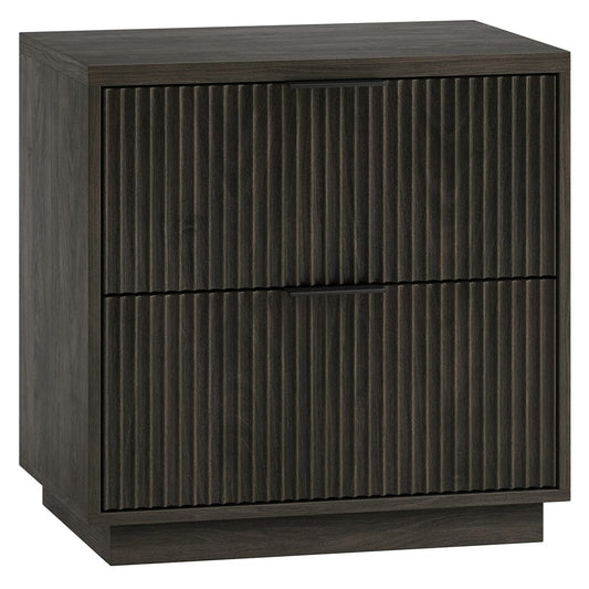 Hudson & Canal - Yarden 24" Wide Rectangular Nightstand in Alder Brown - NS2428 view 1