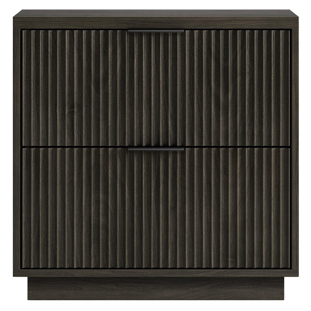 Hudson & Canal - Yarden 24" Wide Rectangular Nightstand in Alder Brown - NS2428 view 2