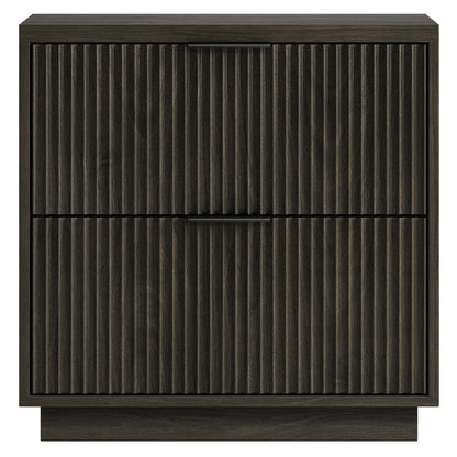 Hudson & Canal - Yarden 24" Wide Rectangular Nightstand in Alder Brown - NS2428 view 2