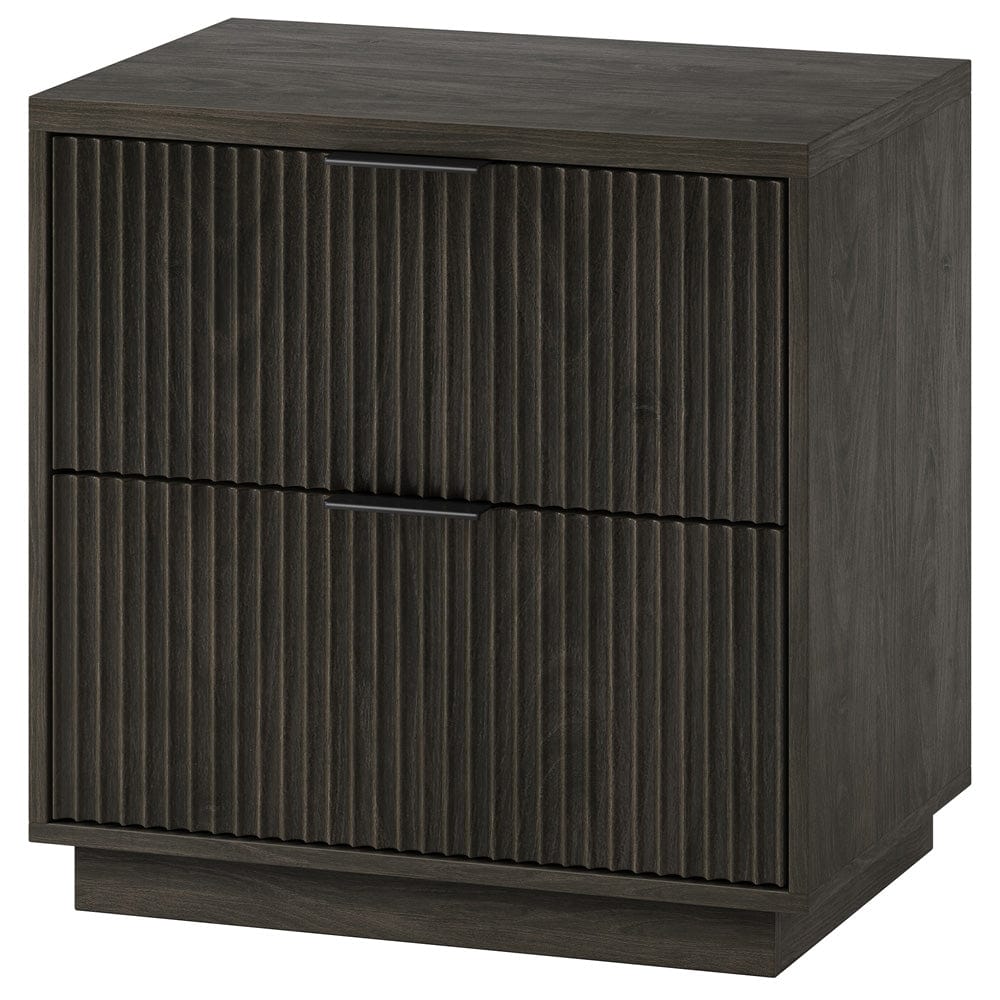 Hudson & Canal - Yarden 24" Wide Rectangular Nightstand in Alder Brown - NS2428 view 3