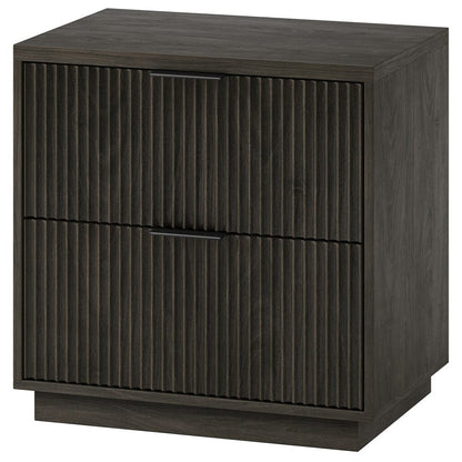 Hudson & Canal - Yarden 24" Wide Rectangular Nightstand in Alder Brown - NS2428 view 3