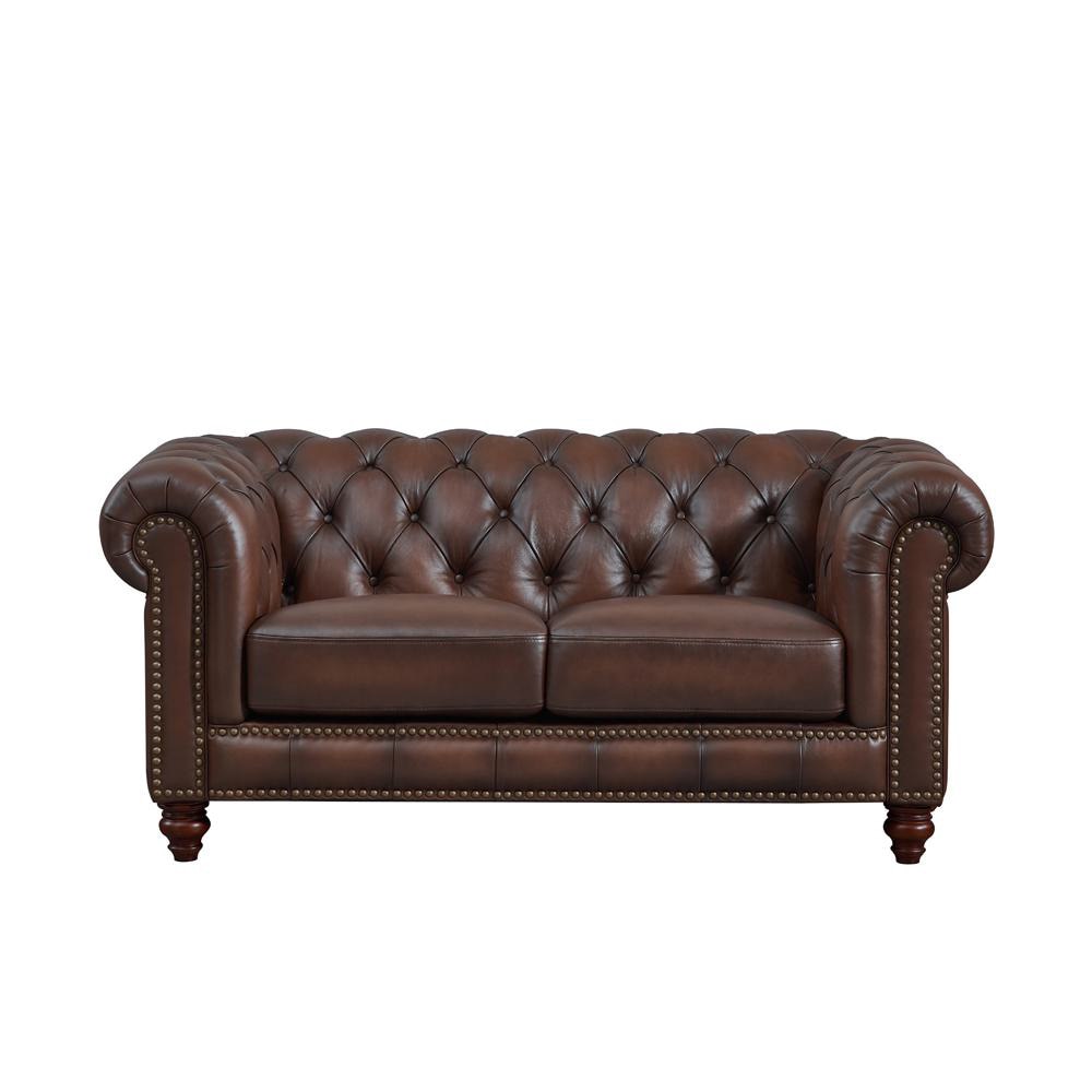 Hydeline - Alton Bay Loveseat in Caramel - 6985-20-1866A veiw 1