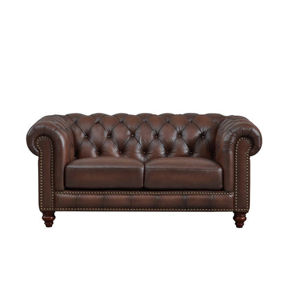 Hydeline - Alton Bay Loveseat in Caramel - 6985-20-1866A veiw 1