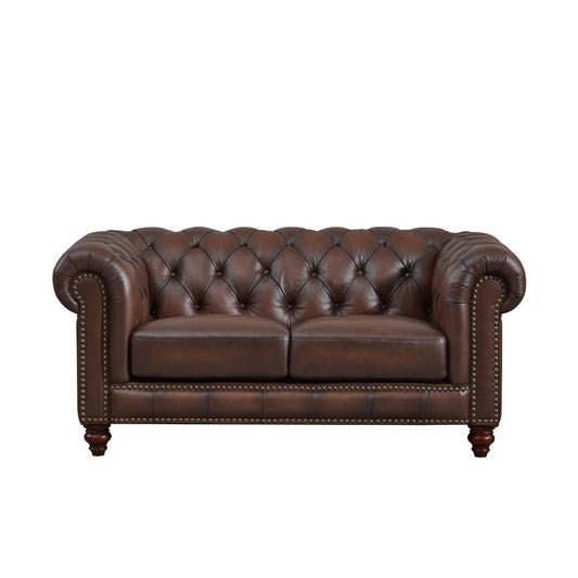 Hydeline - Alton Bay Loveseat in Caramel - 6985-20-1866A veiw 1