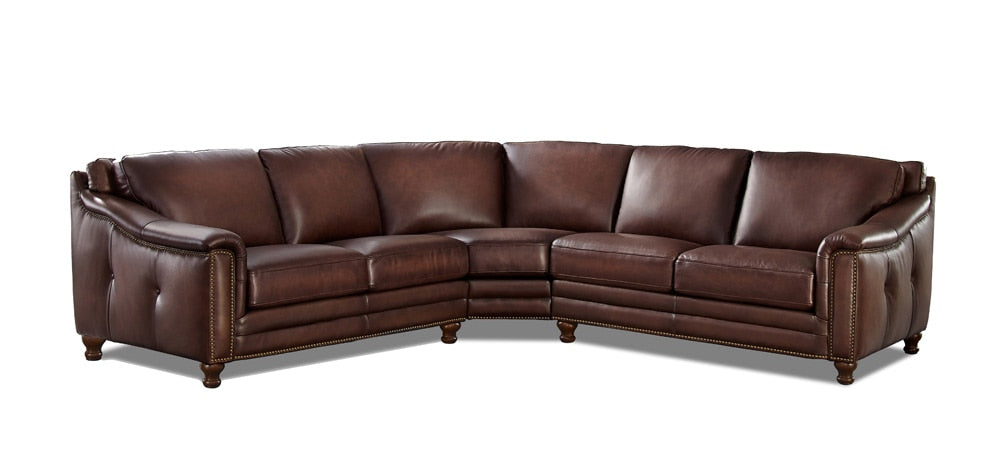 Hydeline - Belfast 3-Piece Sectional in Caramel - T991-SECT3-1868 veiw 1