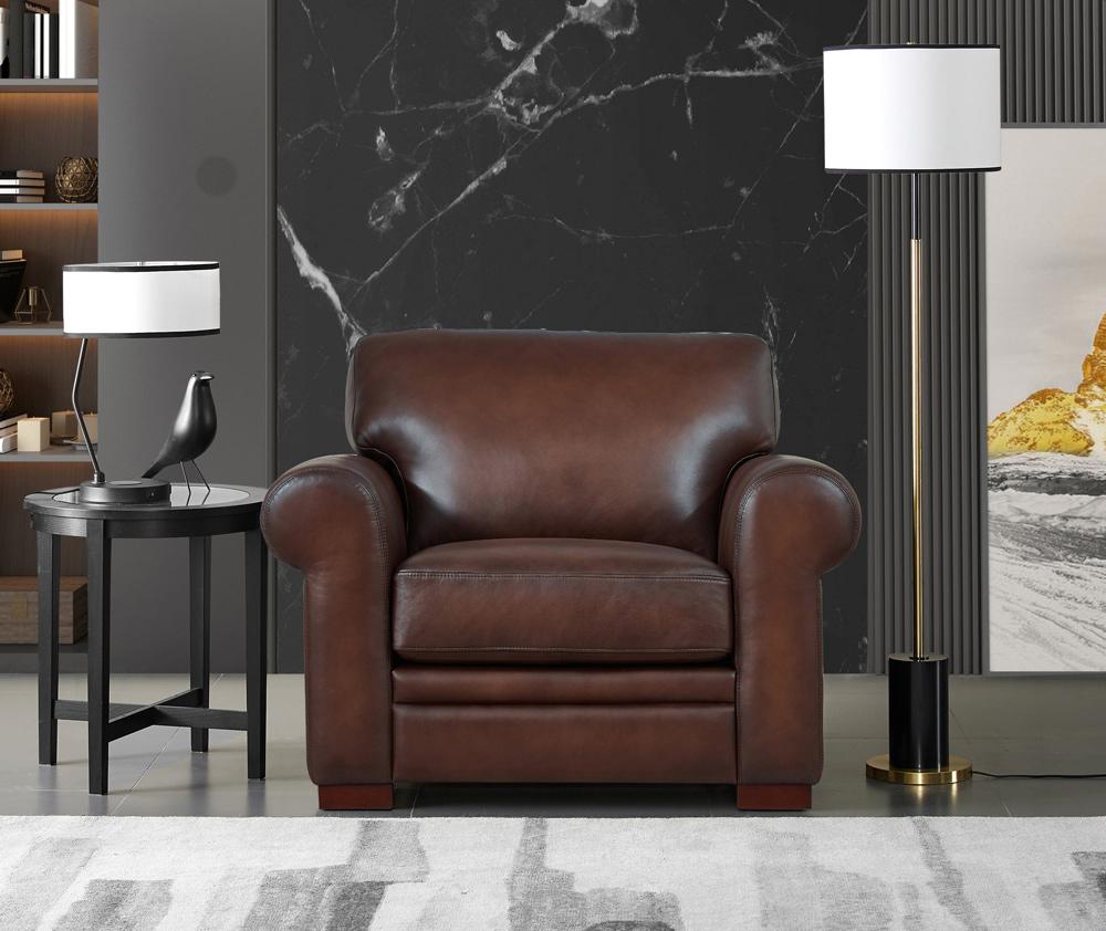 Hydeline - Brookfield Chair in Caramel - 6973-10-1866A veiw 2