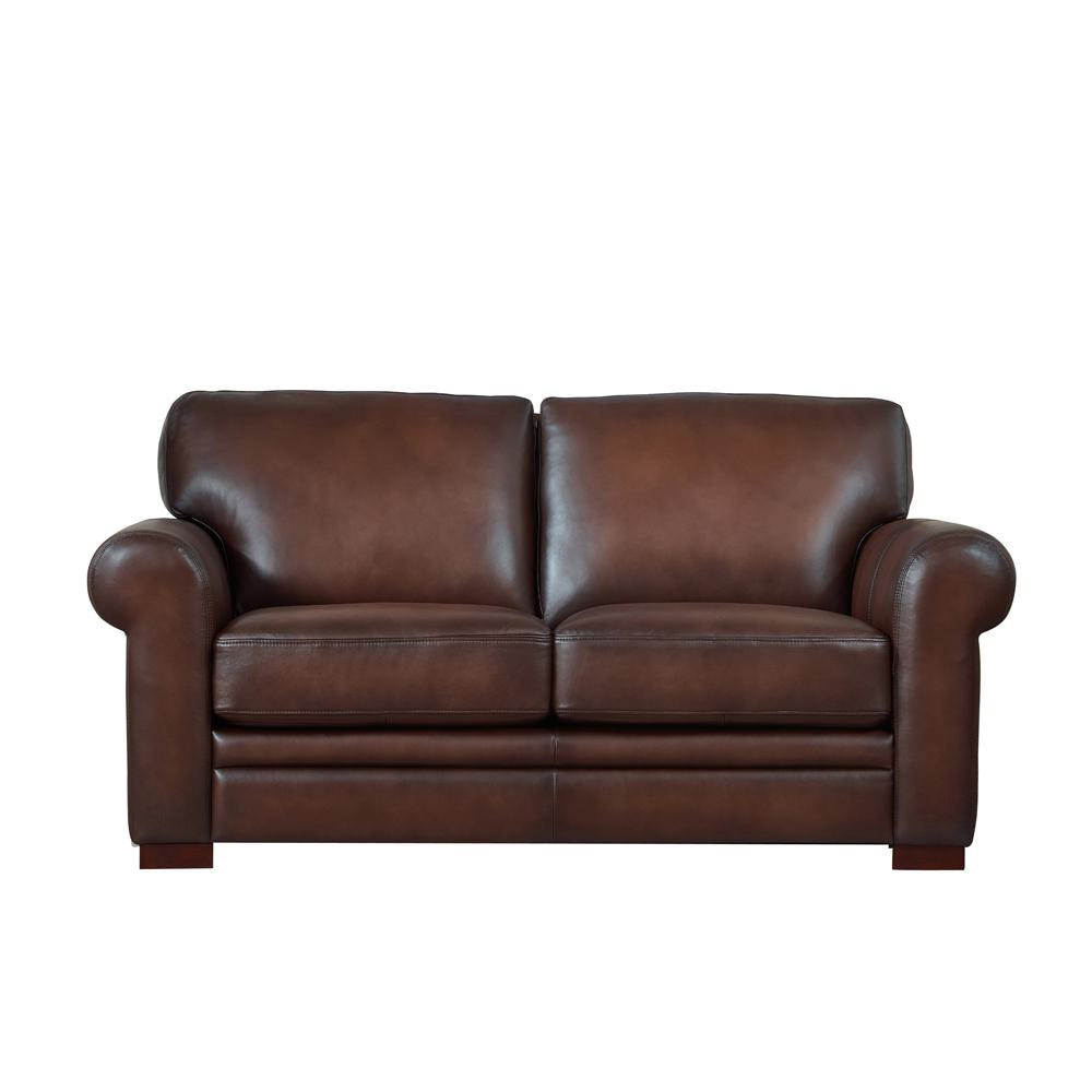 Hydeline - Brookfield Loveseat in Caramel - 6973-20-1866A veiw 1