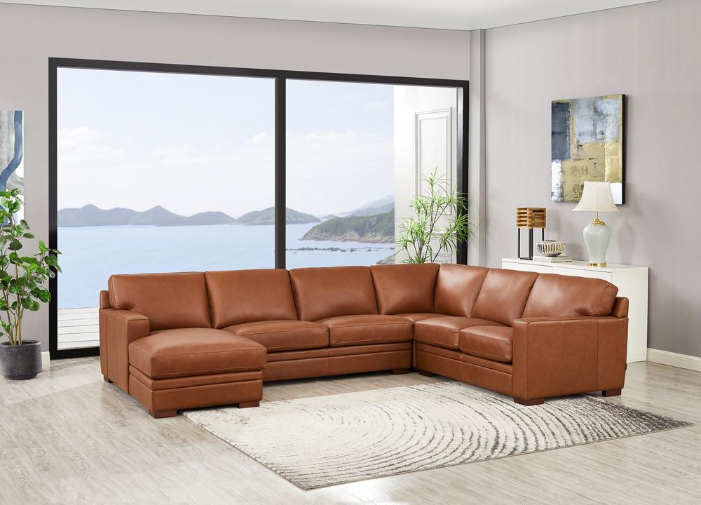 Hydeline - Dillon Left Chaise Sectional in Nutmeg - 7727-SECT4-LHFCH-2362 veiw 2