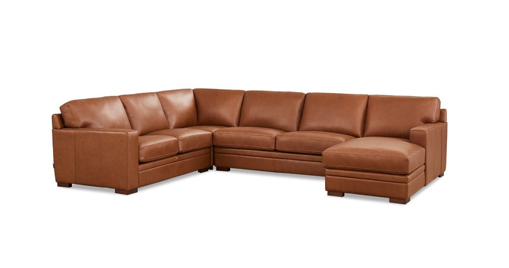 Hydeline - Dillon Right Chaise Sectional in Nutmeg - 7727-SECT4-RHFCH-2362 veiw 1