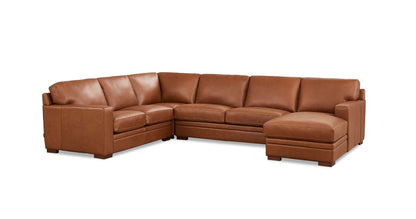 Hydeline - Dillon Right Chaise Sectional in Nutmeg - 7727-SECT4-RHFCH-2362 veiw 1