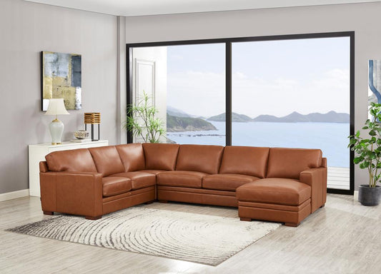 Hydeline - Dillon Right Chaise Sectional in Nutmeg - 7727-SECT4-RHFCH-2362 veiw 2