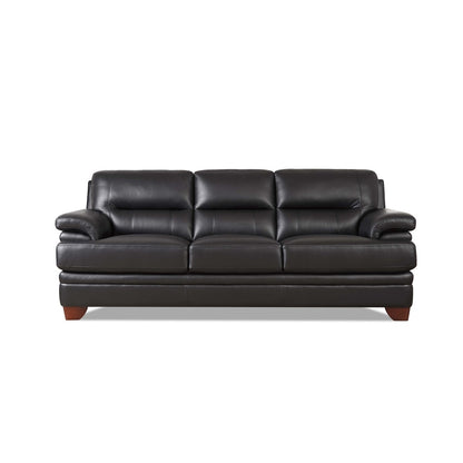 Hydeline - Luxor Sofa in Black - S806S3-U01-2512 veiw 1