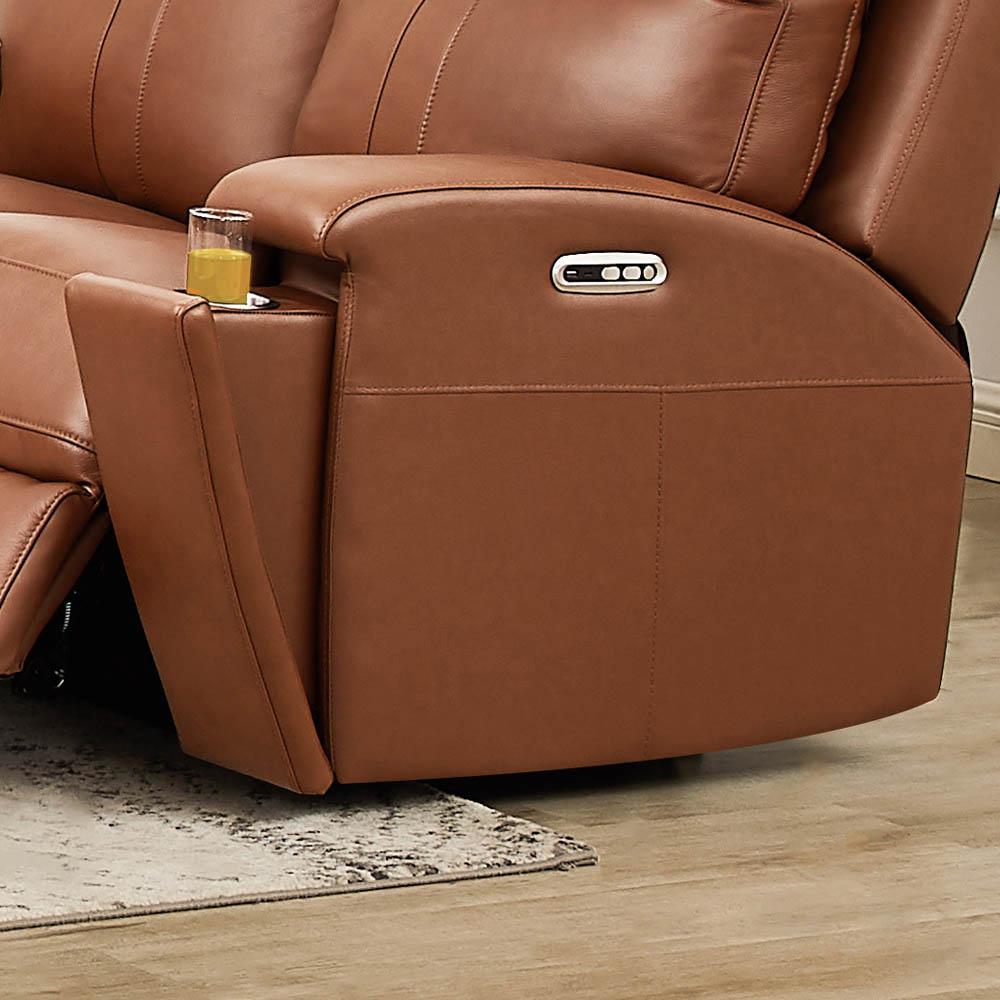 Hydeline - Venice Zero Gravity Power Reclining Loveseat in Nutmeg - 67076-20V02-LP2362 veiw 3