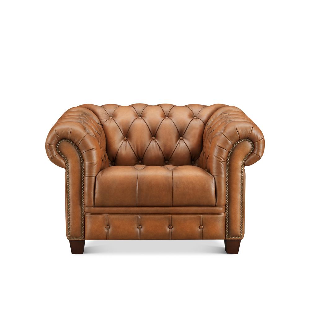 Hydeline - York Chair in Saddle Brown - 67239-10V01-LS2825 veiw 1