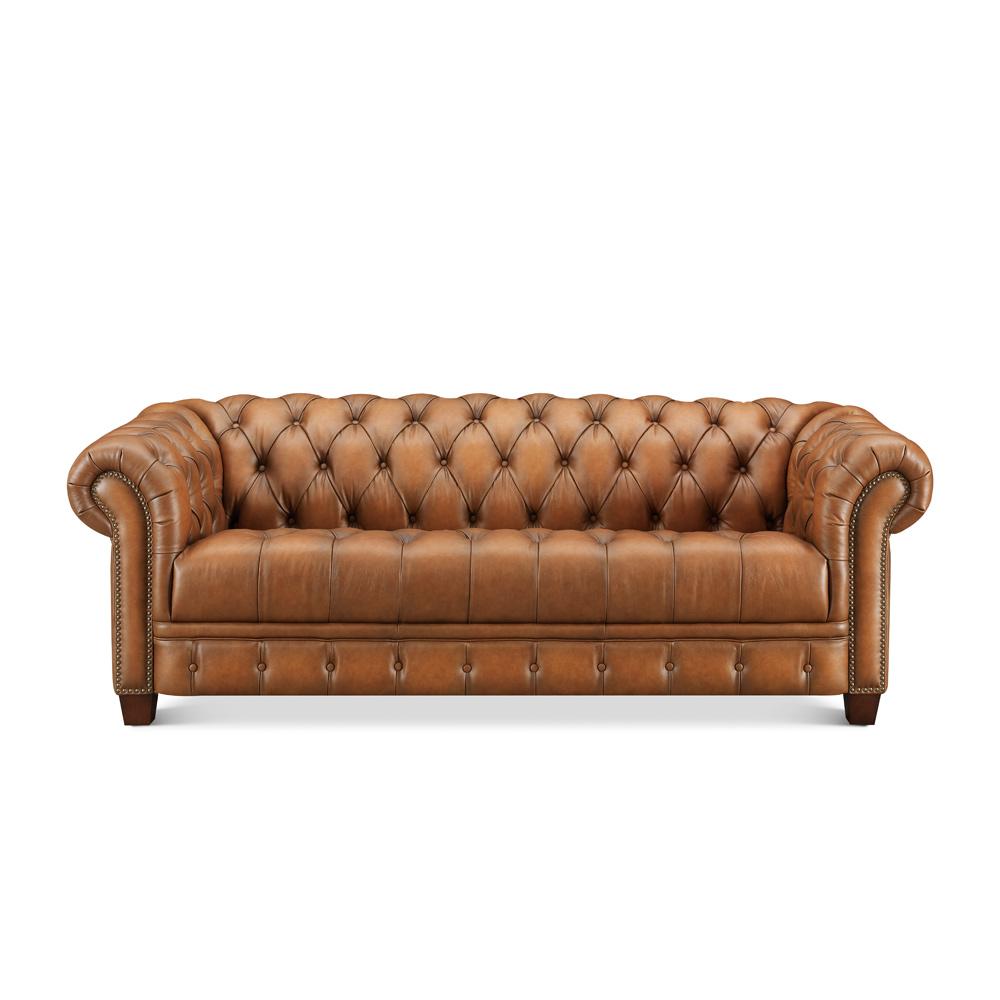 Hydeline - York Sofa in Saddle Brown - 67239-30V01-LS2825 veiw 1