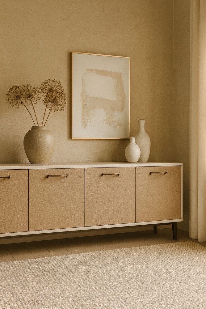 I Home Furnishings - Elements 80" Console - Vanilla - 3062-080 view 5