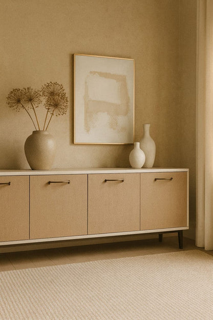 I Home Furnishings - Elements 80" Console - Vanilla - 3062-080 view 5