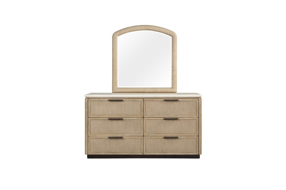 I Home Furnishings - Elements Arched Mirror - Toffee - 3262-141 view 3