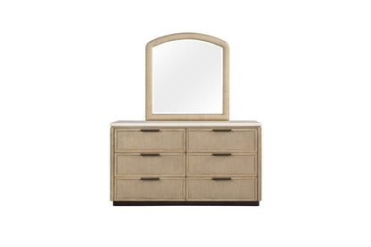 I Home Furnishings - Elements Arched Mirror - Toffee - 3262-141 view 3