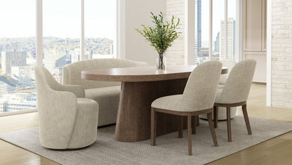 I Home Furnishings - Elements  Banquette - Ivory - 3162-162 view 10