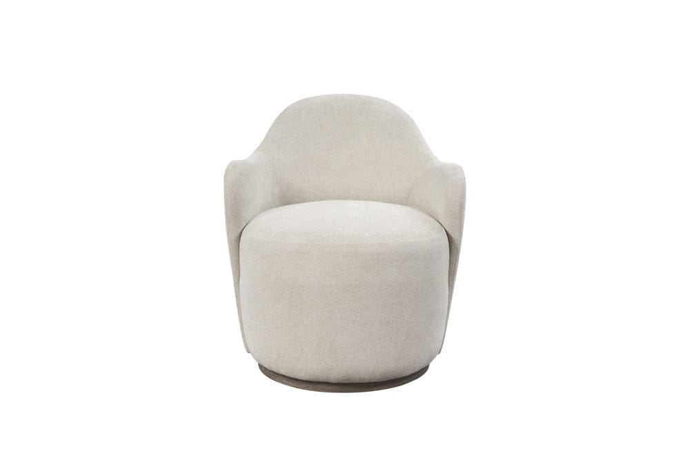 I Home Furnishings - Elements  Barrel Chair - Ivory - 3162-164 view 3