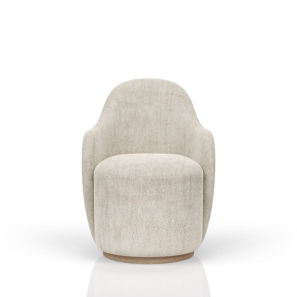 I Home Furnishings - Elements  Barrel Chair - Ivory - 3162-164 view 4