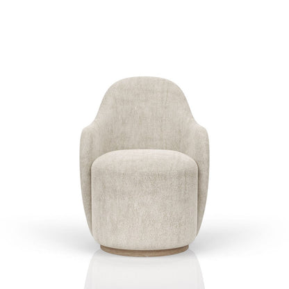 I Home Furnishings - Elements  Barrel Chair - Ivory - 3162-164 view 4
