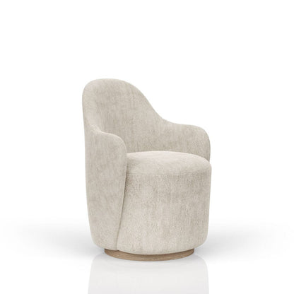 I Home Furnishings - Elements  Barrel Chair - Ivory - 3162-164 view 5