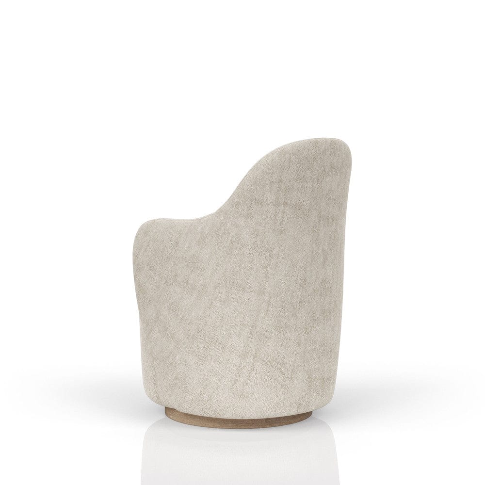 I Home Furnishings - Elements  Barrel Chair - Ivory - 3162-164 view 8