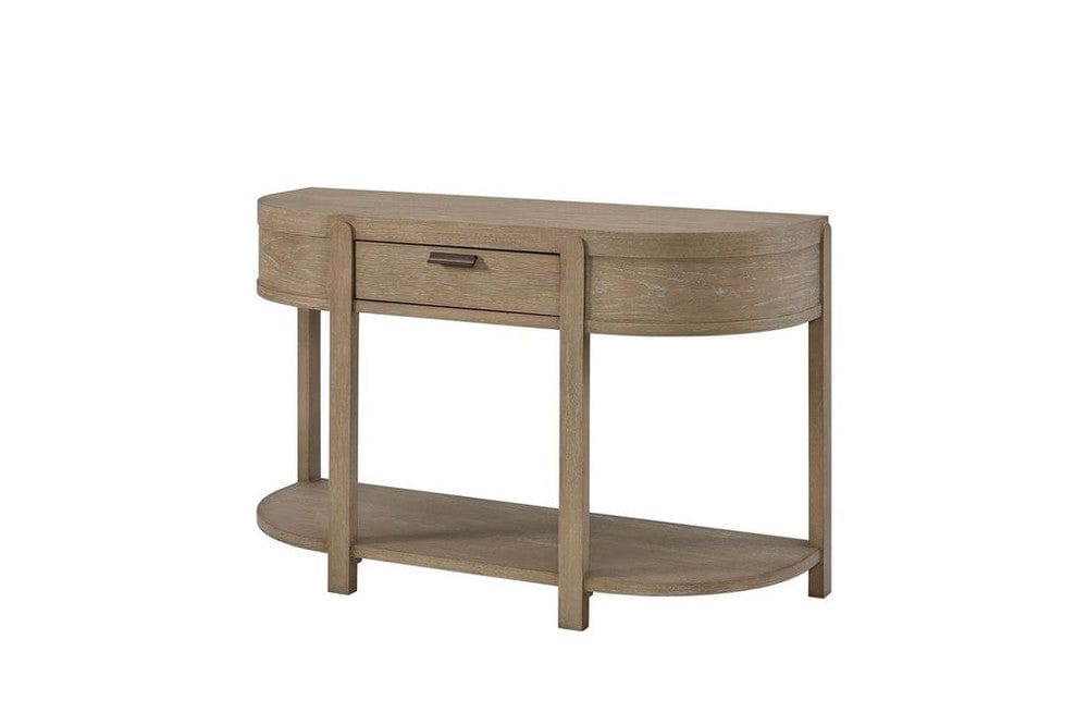 I Home Furnishings - Elements Curved 1-Drawer Console Table - Toffee - 3262-004 view 1
