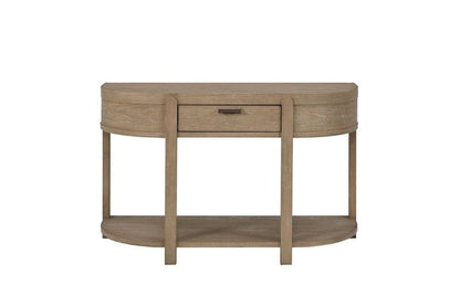 I Home Furnishings - Elements Curved 1-Drawer Console Table - Toffee - 3262-004 view 2