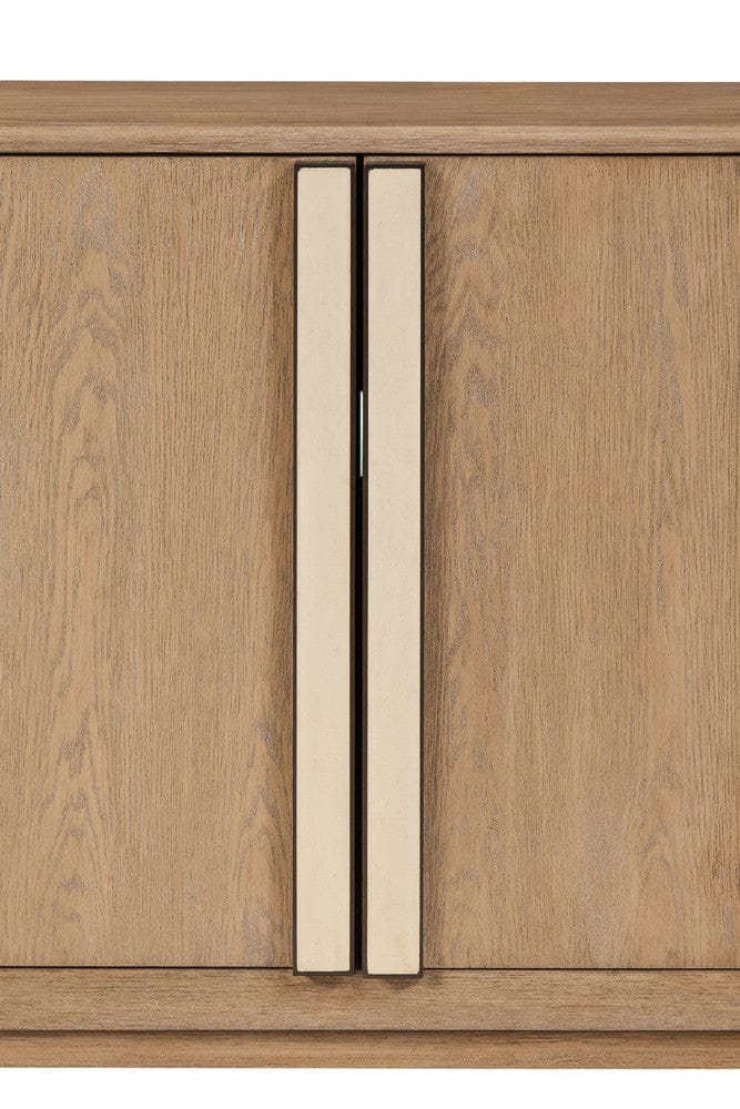 I Home Furnishings - Elements  Demilune Server - Toffee - 3262-524 view 4