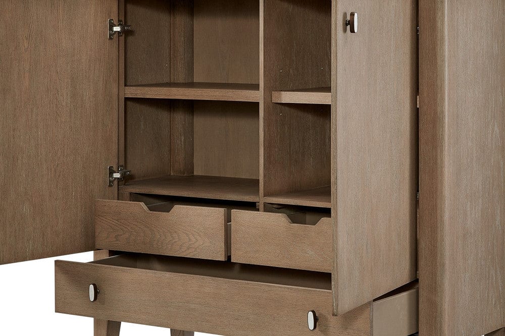I Home Furnishings - Elements Door Chest - Toffee - 3262-151 view 3