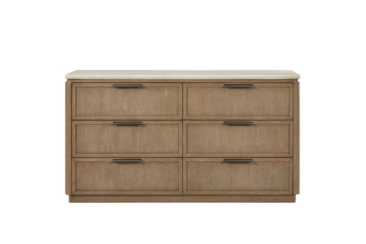 I Home Furnishings - Elements Dresser - Oak Veneer Drawer Fronts - Toffee - 3262-130 view 1