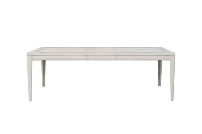 I Home Furnishings - Elements  Leg Table W/ Metal Inlay - Vanilla - 3062-503 view 2