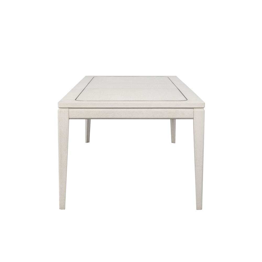I Home Furnishings - Elements  Leg Table W/ Metal Inlay - Vanilla - 3062-503 view 3