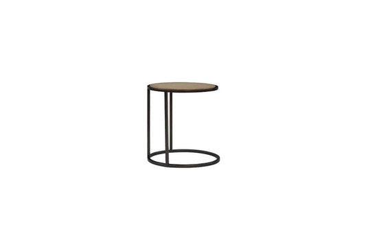 I Home Furnishings - Elements Metal/Wood Top Chairside Table - Toffee - 3262-012 view 2