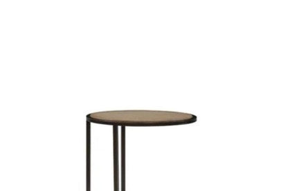 I Home Furnishings - Elements Metal/Wood Top Chairside Table - Toffee - 3262-012 view 3
